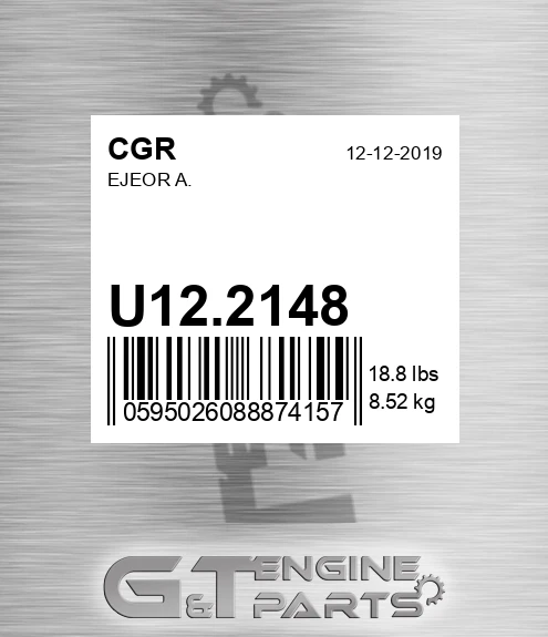 U12.2148 Ejeor A.