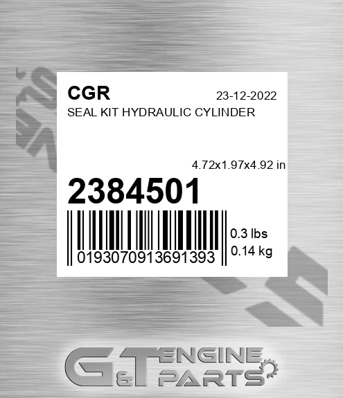 2384501 Seal Kit Hydraulic Cylinder
