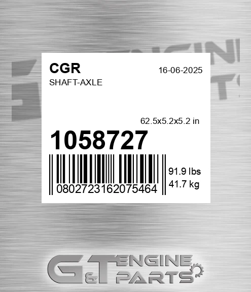 1058727 Shaft-axle