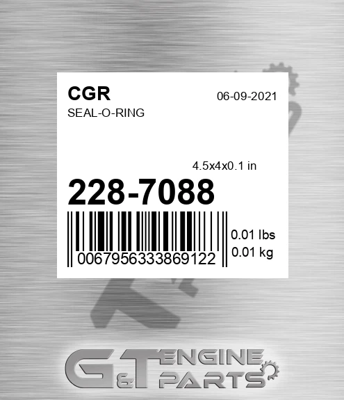 228-7088 Seal-o-ring