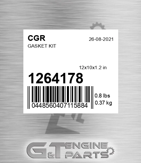 1264178 CGR Gasket Kit