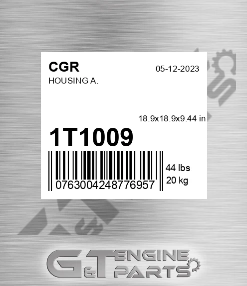 1T1009 CGR Housing A.