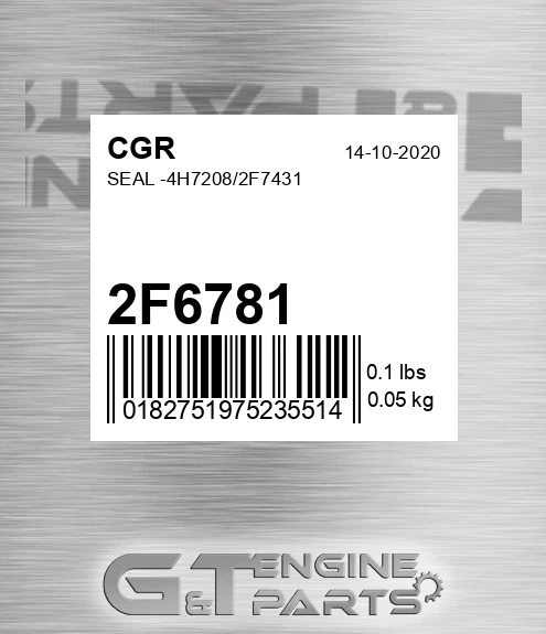 2F6781 Seal -4h7208/2f7431