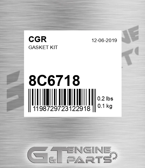 8C6718 CGR Gasket Kit