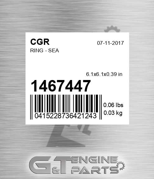 1467447 CGR Ring - Sea