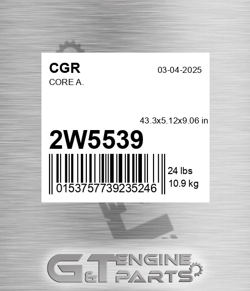 2W5539 CGR Core A.