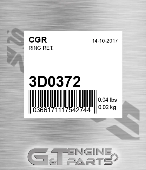 3D0372 Ring Ret.
