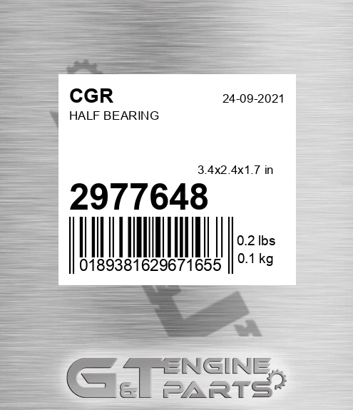2977648 Half Bearing