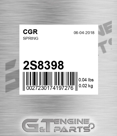 2S8398 CGR Spring