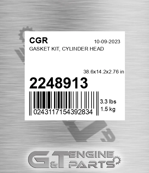2248913 CGR Gasket Kit, Cylinder Head