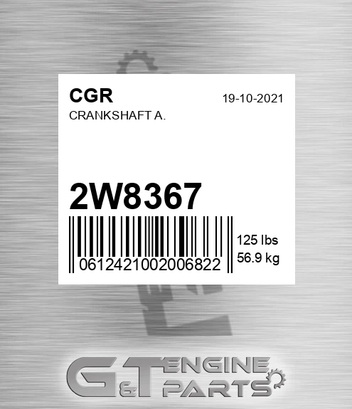 2W8367 CGR Crankshaft A.