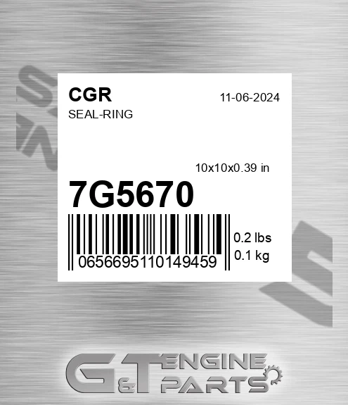 7G5670 CGR Seal-ring