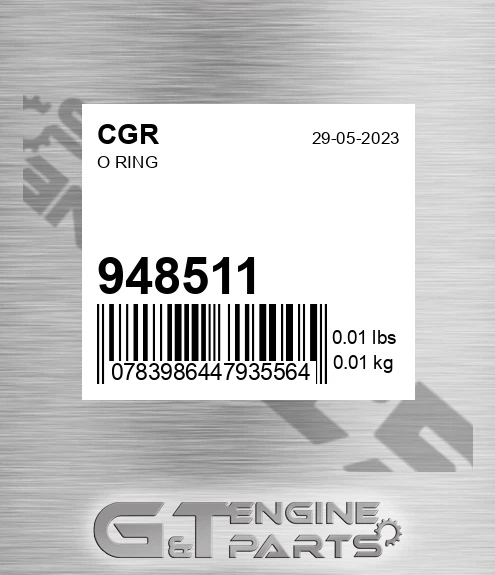 948511 O Ring