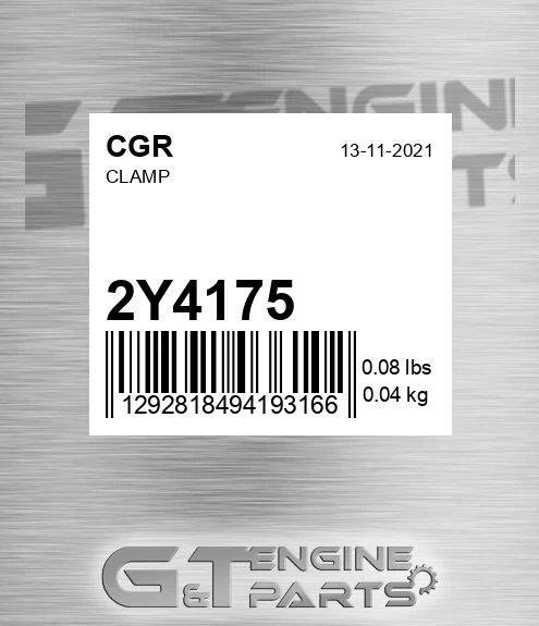 2Y4175 Clamp for CGR