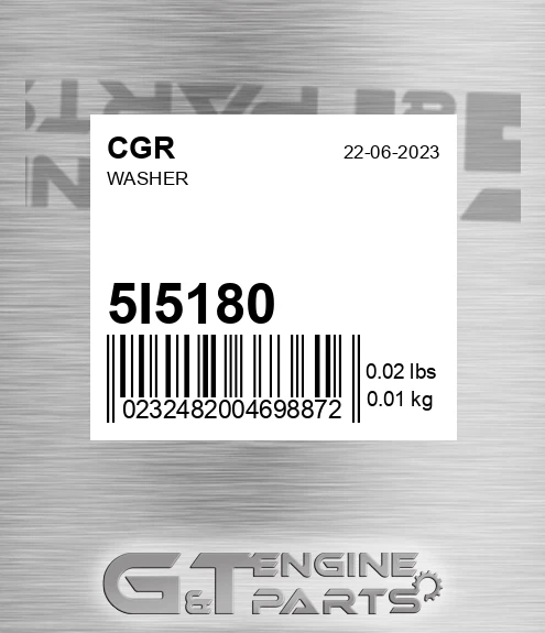 5I5180 Washer for CGR
