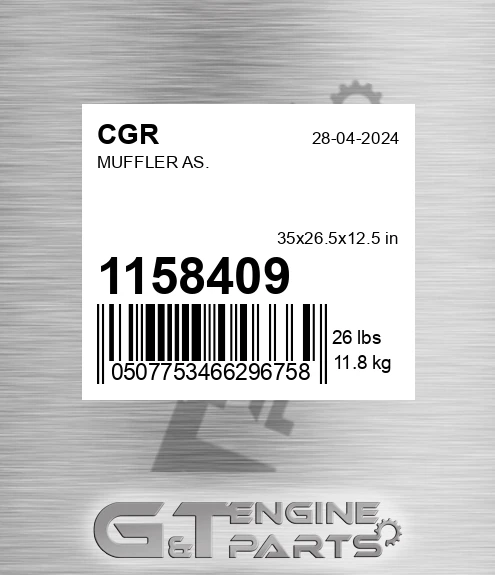 1158409 Muffler As.