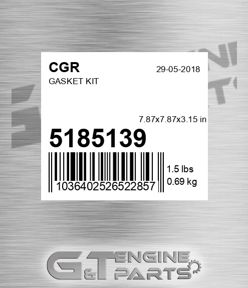 5185139 CGR Gasket Kit