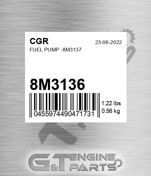 8M3136 Fuel Pump -8m3137