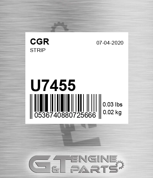 U7455 Strip