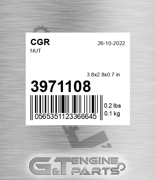 3971108 CGR Nut