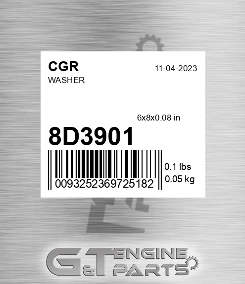 8D3901 Washer