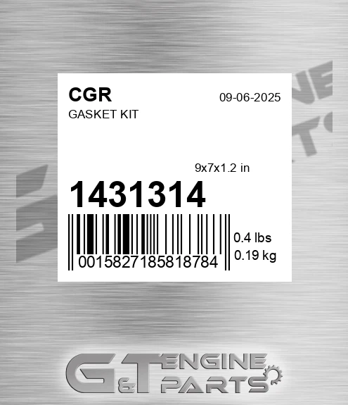 1431314 CGR Gasket Kit