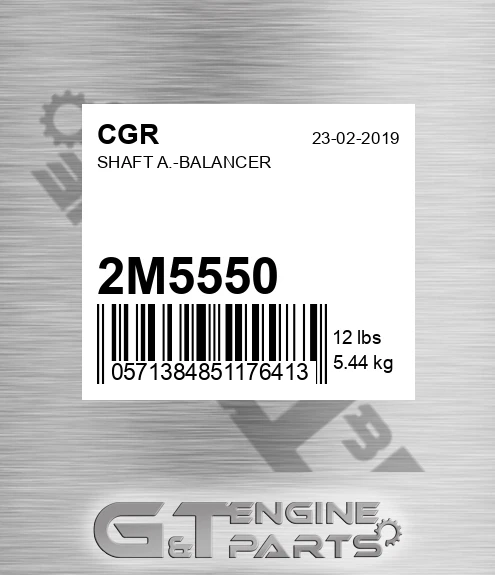 2M5550 CGR Shaft A.-balancer