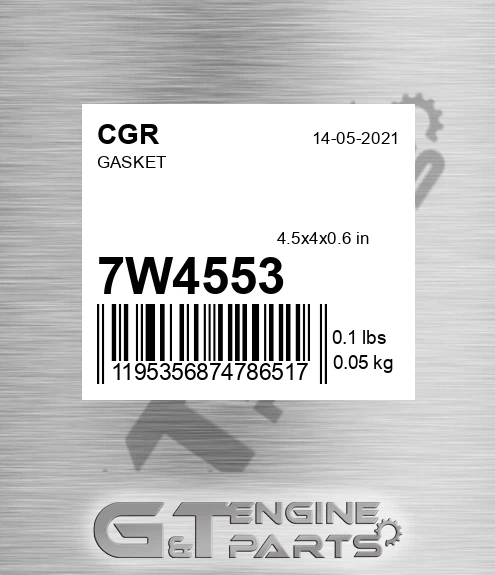 7W4553 Gasket
