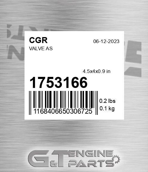 1753166 CGR Valve As
