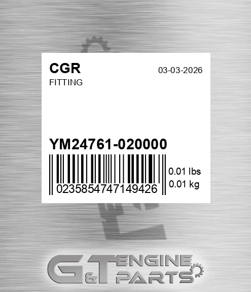 YM24761-020000 Fitting