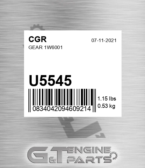 U5545 CGR Gear 1w6001