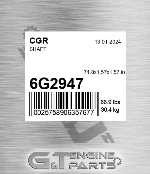 6G2947 Shaft