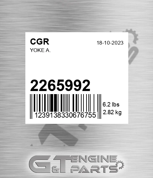 2265992 CGR Yoke A.