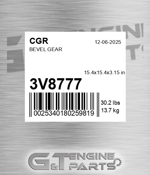 3V8777 Bevel Gear