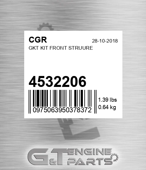 4532206 Gkt Kit Front Struure