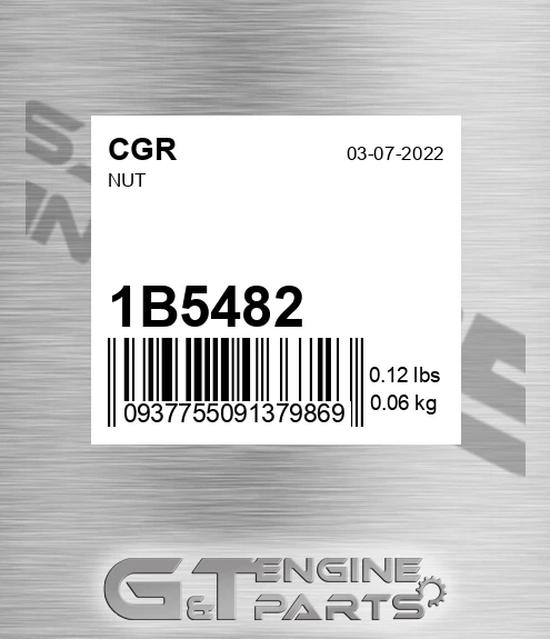1B5482 CGR Nut
