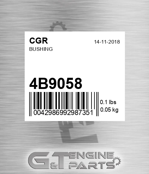 4B9058 Bushing