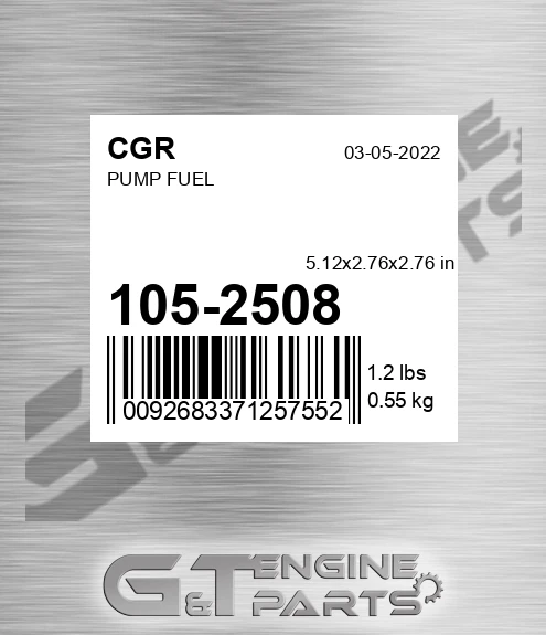 105-2508 CGR Pump Fuel