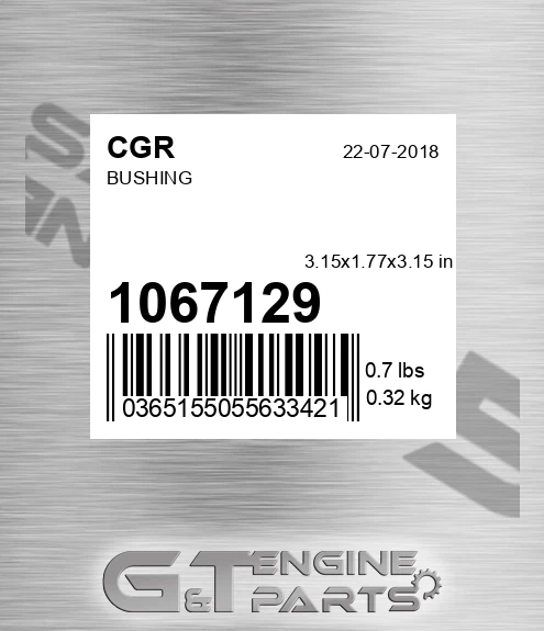 1067129 Bushing