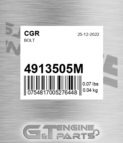 4913505M Bolt