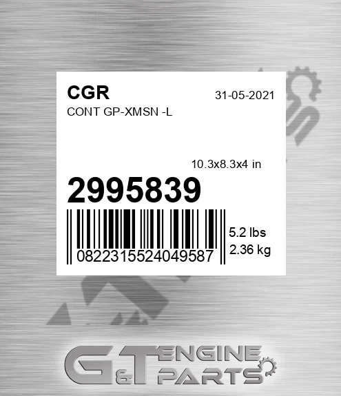 2995839 Cont Gp-xmsn -l