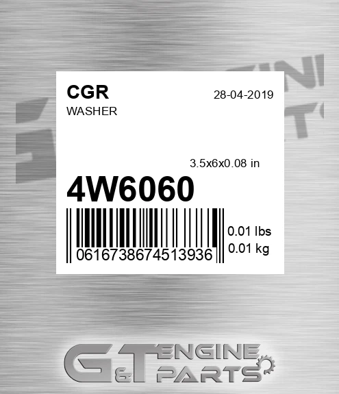 4W6060 CGR Washer