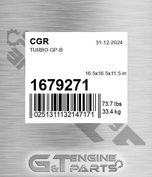 1679271 Turbo Gp-b