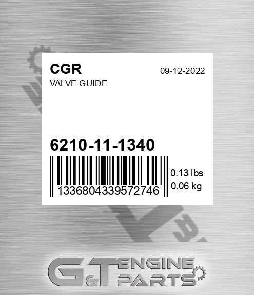 6210-11-1340 Valve Guide for CGR