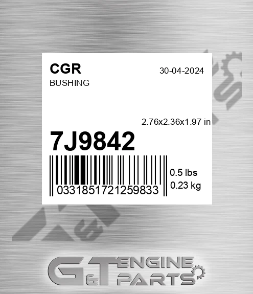 7J9842 CGR Bushing
