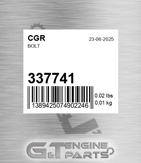 337741 Bolt