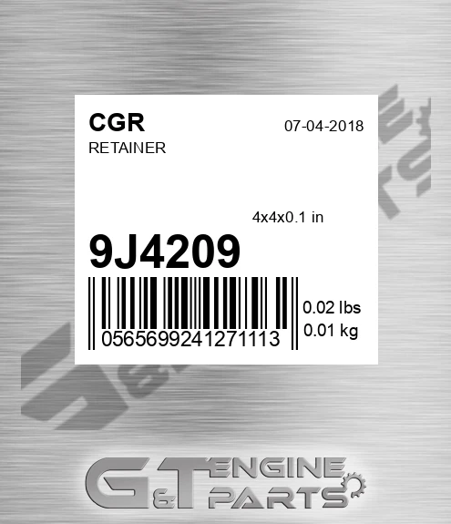 9J4209 Retainer