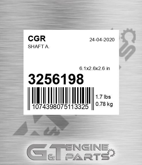 3256198 CGR Shaft A.