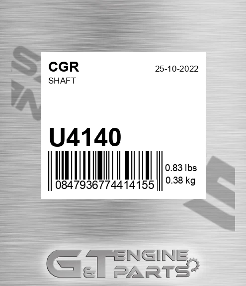 U4140 CGR Shaft