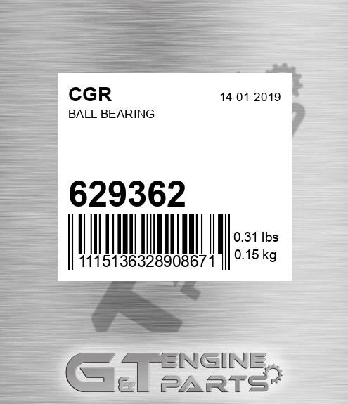 629362 Ball Bearing